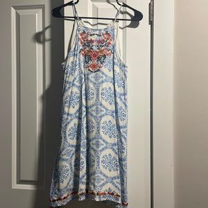 Boho dress, paisley floral print size small